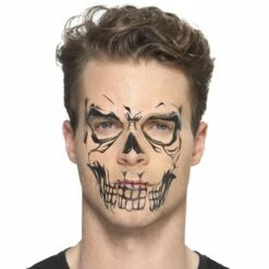 Face Tattoo Skull -Maskerade Verkoop 46774 gr5