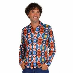 70's Blouse Contrast